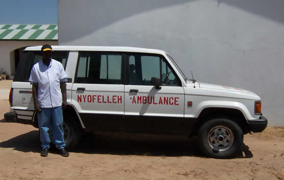 Nyofelleh ambulance